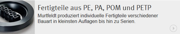 Fertigteile aus PE, PA, POM und PETP des Technischen Büro TOBER für mechanische Antriebstechnik